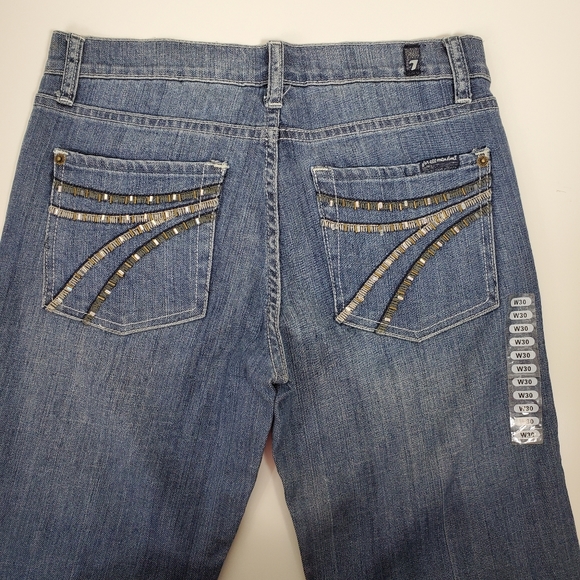 NWT Dojo beaded rhinestone pocket jeanssize 30 - Picture 13 of 15
